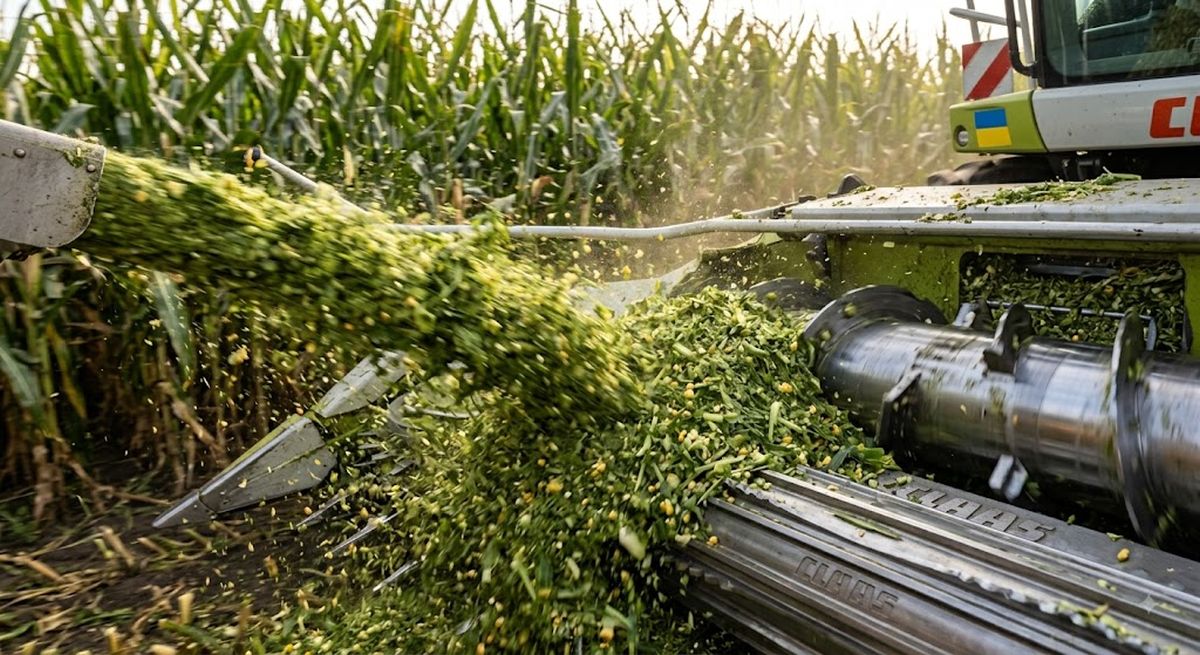 Як заготовити кукурудзяний силос, якщо маса має надто високий вміст СР